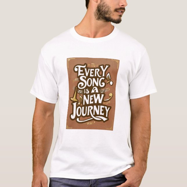 Camiseta Toda Canção É Uma Nova Jornada (Frente)