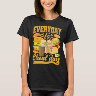 Camiseta Toda Dia Dia de Trapaça Comida Citações Refeição