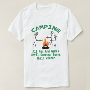 Camiseta Toda Diversão E Jogos Até Alguém Queimar Seu Escut