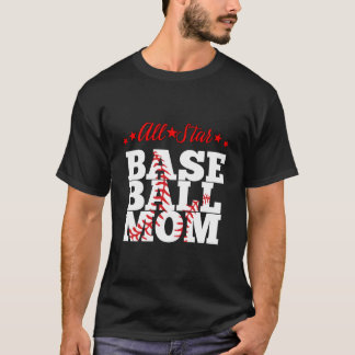 Camiseta Toda Estrela Mãe de Beisebol