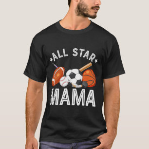 Camiseta Toda Estrela Mamãe Do Menino Do Aniversário Sketll