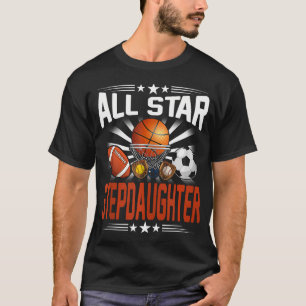 Camiseta Toda Filha Estelar Do Escritório De Basquete De Bd