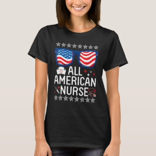 Camiseta Toda Independência De Enfermeiras Americanas No Di