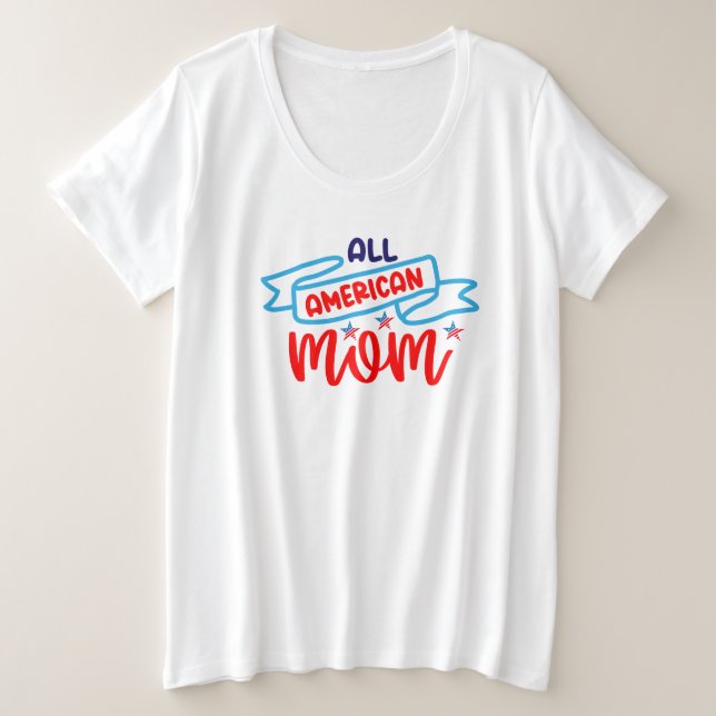 Camiseta Toda mãe americana (Frente do Design)
