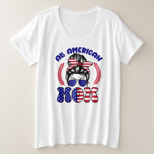 Camiseta Toda mãe americana (Frente do Design)