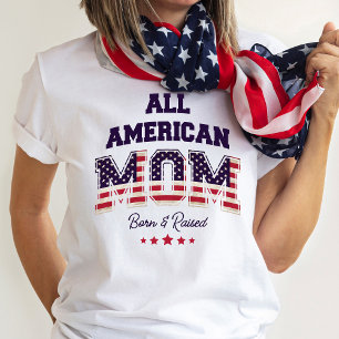 Camiseta Toda mãe americana Patriótica 4 de julho