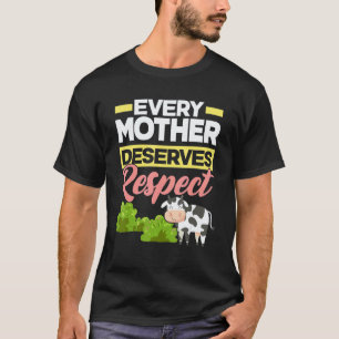 Camiseta Toda Mãe Merece Respeito Vegan Crueldade Animal