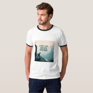 Camiseta Toda Perda Ensina Força   Resiliência Inspiradora
