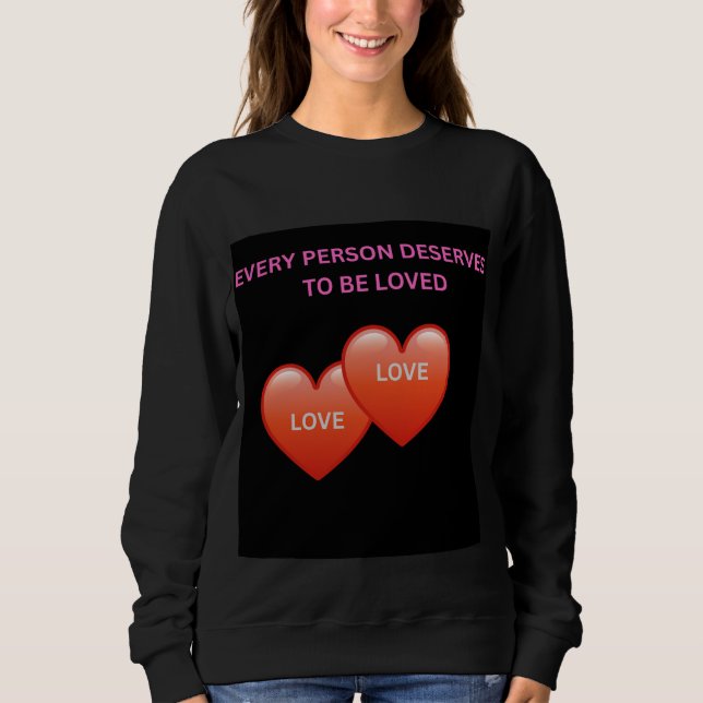 Camiseta Toda Pessoa Merece Ser Amada Inspirational Wo (Frente)