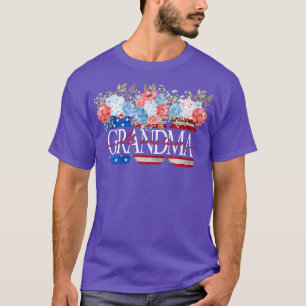 Camiseta Toda vovó americana Patriótica Jar American Flag 4