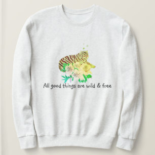 Camiseta Todas as Coisas Boas São Selvagens & Livres Slogan