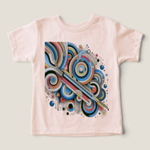 Camiseta Todas as cores Paleta arco-íris Design de arte T-S