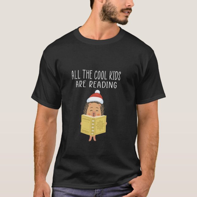 Camiseta Todas As Crianças Legal Estão Lendo Livros De Nata (Frente)