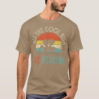 Camiseta Todas as crianças Legal estão lendo o livro Vintag