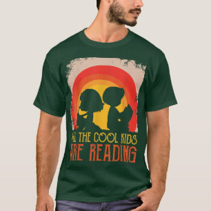 Camiseta Todas As Crianças Legal Estão Lendo O Livro Vintag