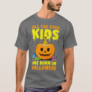 Camiseta Todas As Crianças Legal Estão Nasceres No Aniversá