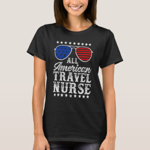 Camiseta Todas as Enfermeiras Viagem Americanas Enfermeiras