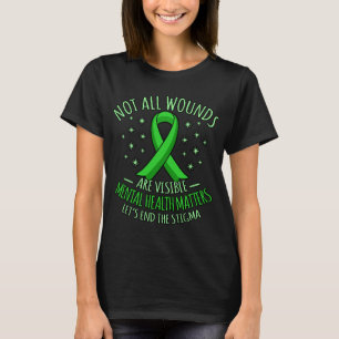 Camiseta Todas As Feridas São Um Gra Visível De Consciência