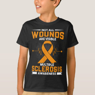 Camiseta Todas As Feridas São Visíveis Para A Esclerose Múl