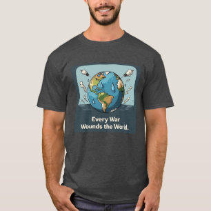 Camiseta Todas As Guerras Ferem O Mundo