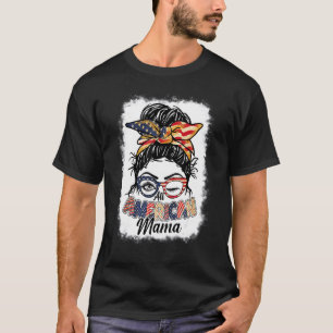 Camiseta Todas as Mães Americanas 4 De Julho Mama Mama Mens