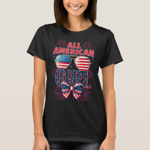 Camiseta Todas As Meninas Americanas 4 De Julho Arco Patrio