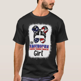 Camiseta Todas as Meninas Americanas 4 De Julho Meninos Pat