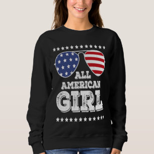 Camiseta Todas as Meninas Americanas Correspondendo Família