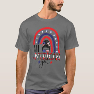 Camiseta Todas as Meninas Americanas, Mensageiro Patriótico