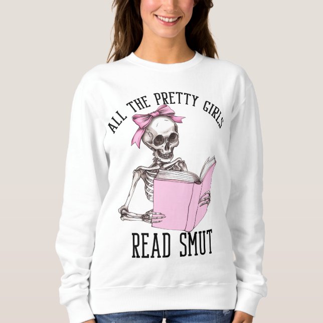 Camiseta Todas As Meninas Bonito Leem Smut Smutty Book Love (Frente)