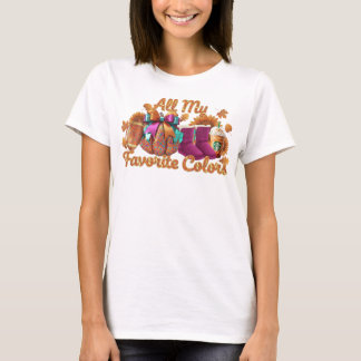 Camiseta Todas As Minhas Cores Favoritas