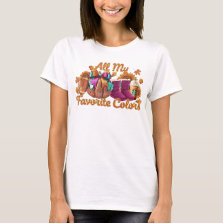 Camiseta Todas As Minhas Cores Favoritas