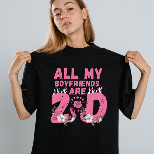 Camiseta Todas as minhas namorados são 2d