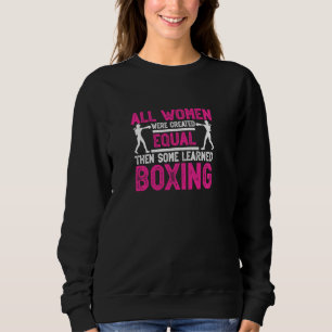 Camiseta Todas As Mulheres Foram Criadas Luvas Iguais Boxin