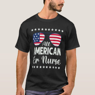 Camiseta Todas as Óculos de Sol de Enfermeira de Urgência A