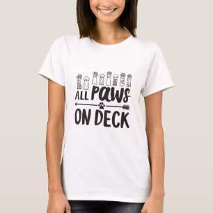 Camiseta Todas as patas no Deck-Vert - Cachorros Famosos Fo