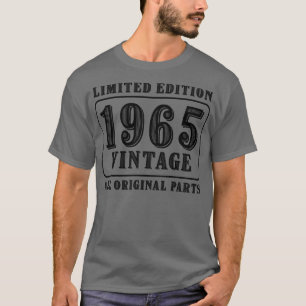 Camiseta Todas as peças originais vintage 1965 edição limit