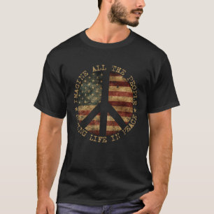 Camiseta Todas As Pessoas Imaginam Viver A Vida No Hippie D
