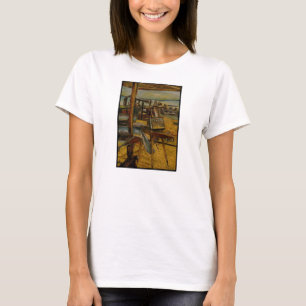 Camiseta Todas as pinturas de Excelente começam com um pinc
