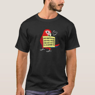 Camiseta Todas as Refeições de Snack ou Mordida Eu Escarlat