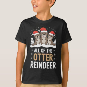 Camiseta Todas As Renas-Mortas Festivas De Natal Festivas V