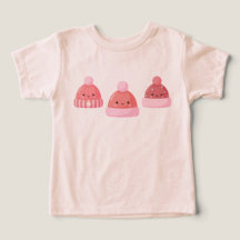 Todd Fofo Rosa Kawaii Inverno Gorro Sorriso Desenh