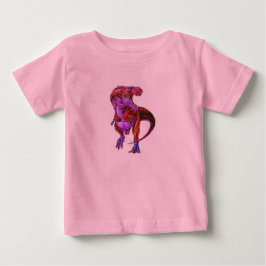 CAMISETA TODDDLER FASHION-CUTE DINOSAUR PINK HOODIE-PARA EL