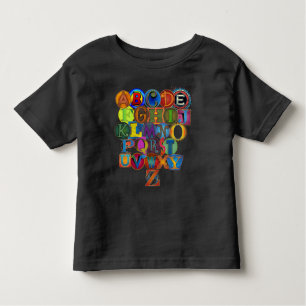 Camiseta Toddler Alphabet