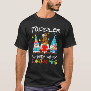 Camiseta Toddler Com Meus Gnomies Tie Dye De Volta à Escola