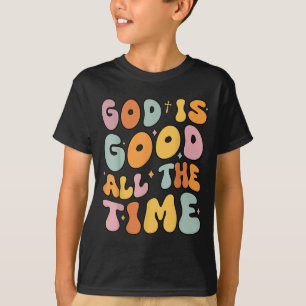 Camiseta Toddler Deus É Bom O Tempo Todo.
