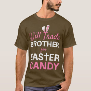 Camiseta Toddler Kids Adultos Presentes Trocarão Irmão para