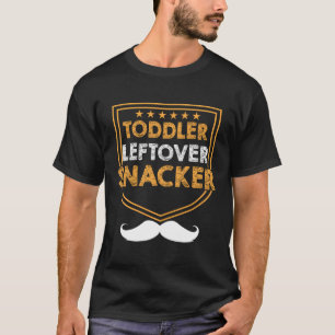 Camiseta Toddler Leftover Snacker Pai Humor Memórias