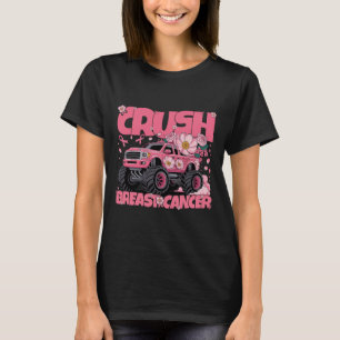 Camiseta Toddler Monster Truck Crush Cancer Awarenes