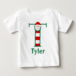 Camiseta Toddler Papais noeis com barra comprida Monograma